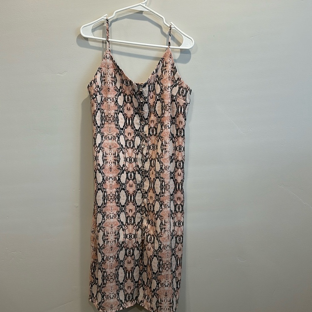 One Clothing Los Angeles Snakeskin dress medium